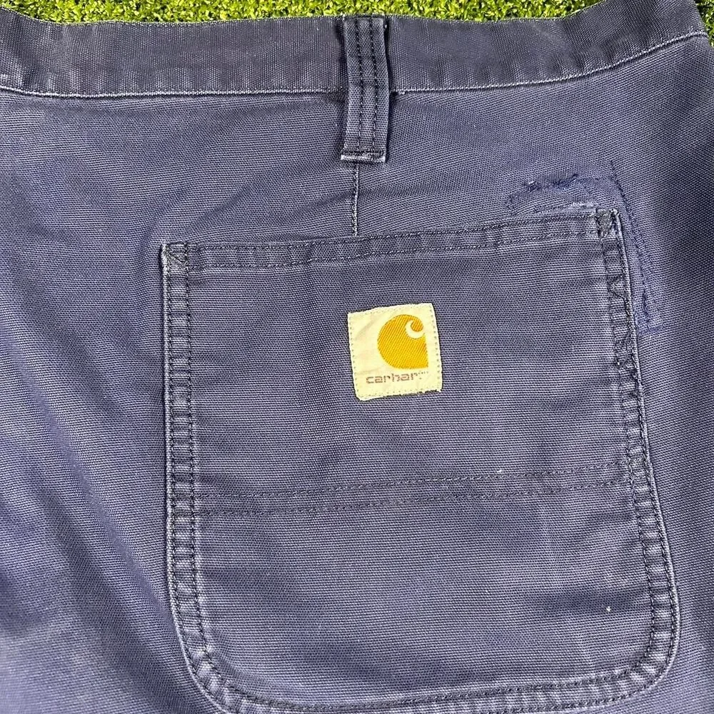 Carhartt Men's Navy and Blue Shorts
